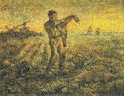 Vincent Van Gogh The End of the Day France oil painting artist